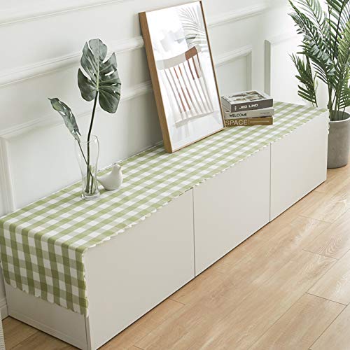 SHJMANJZ Rectángulo Mantel,Cuadros Ropa De Algodón Manteles Lavable En Celos Mantels Polvo-Prueba Manteles para La Cocina Comedor,12x55 Pulgadas