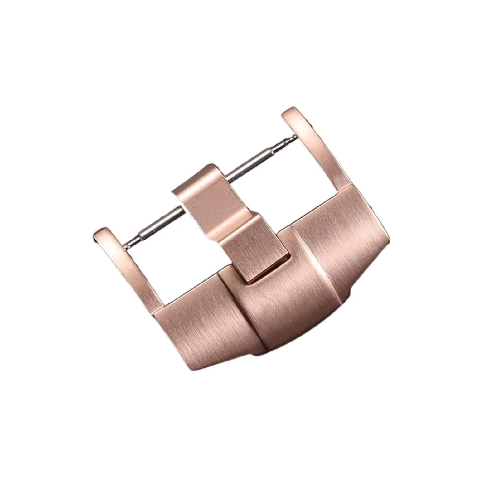 Fermoir boucle ardillon 24mm or rose pour un style urbain et chic au quotidien
