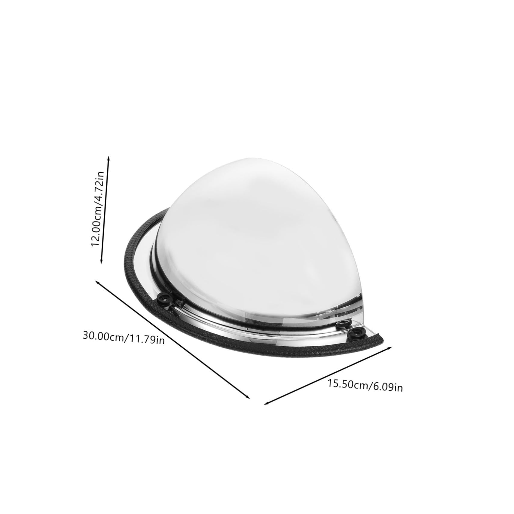HEALEEP Security Convex Mirror Lightweight Wide Angle Blind Spot Mirror for Supermarket Garage and Driveway Viewing Angle Traffic Safety