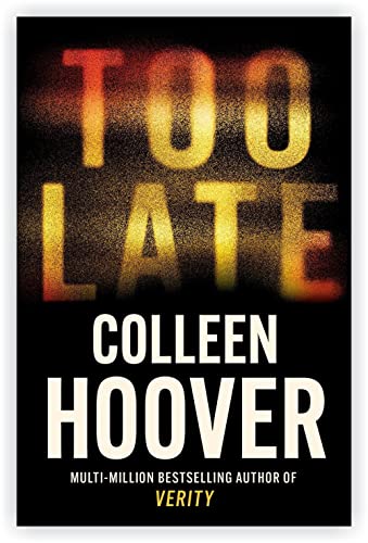 #Best Seller Too Late & Verity By Colleen Hoover 2 Book Collcetinon set