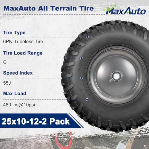 MaxAuto ATV UTV Mud Sand Tire Set