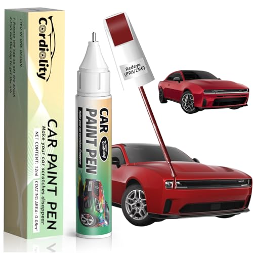 Image of Redeye(PR6 /ZR6) Touch Up Paint Pen for Dodge,Car Paint Scratch Repair Pen Quick and Easy Fix Auto Paint Scratch