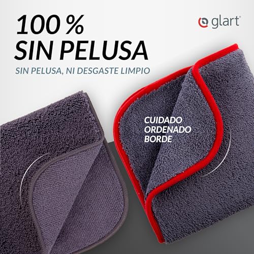 Miniatura 4 de Glart 44TPP6 Set para el Cuidado de la Pintura, Gris (Anthracite)/Negro, 40 x 40 cm, 3