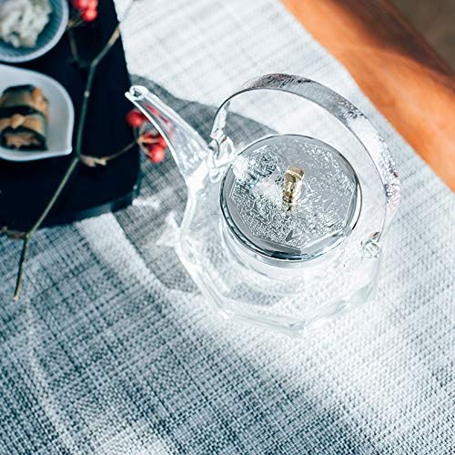 Miniatura 7 de Hario Enfriador de sake "Hakkaku Chirori", 12.2 fl oz, plata en relieve