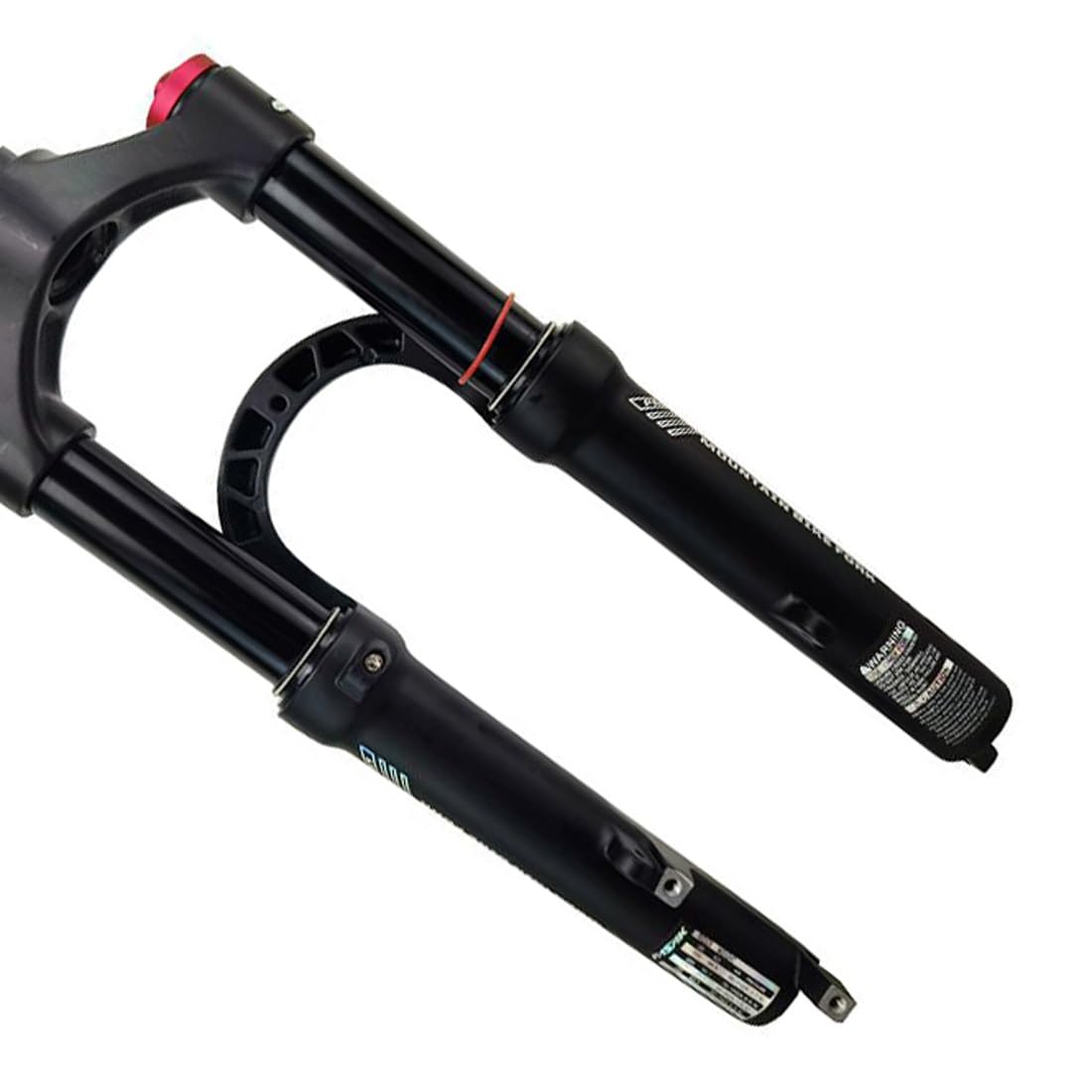 Fourche VTT De Voyage De 24 Pouces 100 Mm Fourche De Suspension Pour Vélo De Montagne 3,8 Cm Fourche Avant Mécanique Droite Verrouillage Manuel