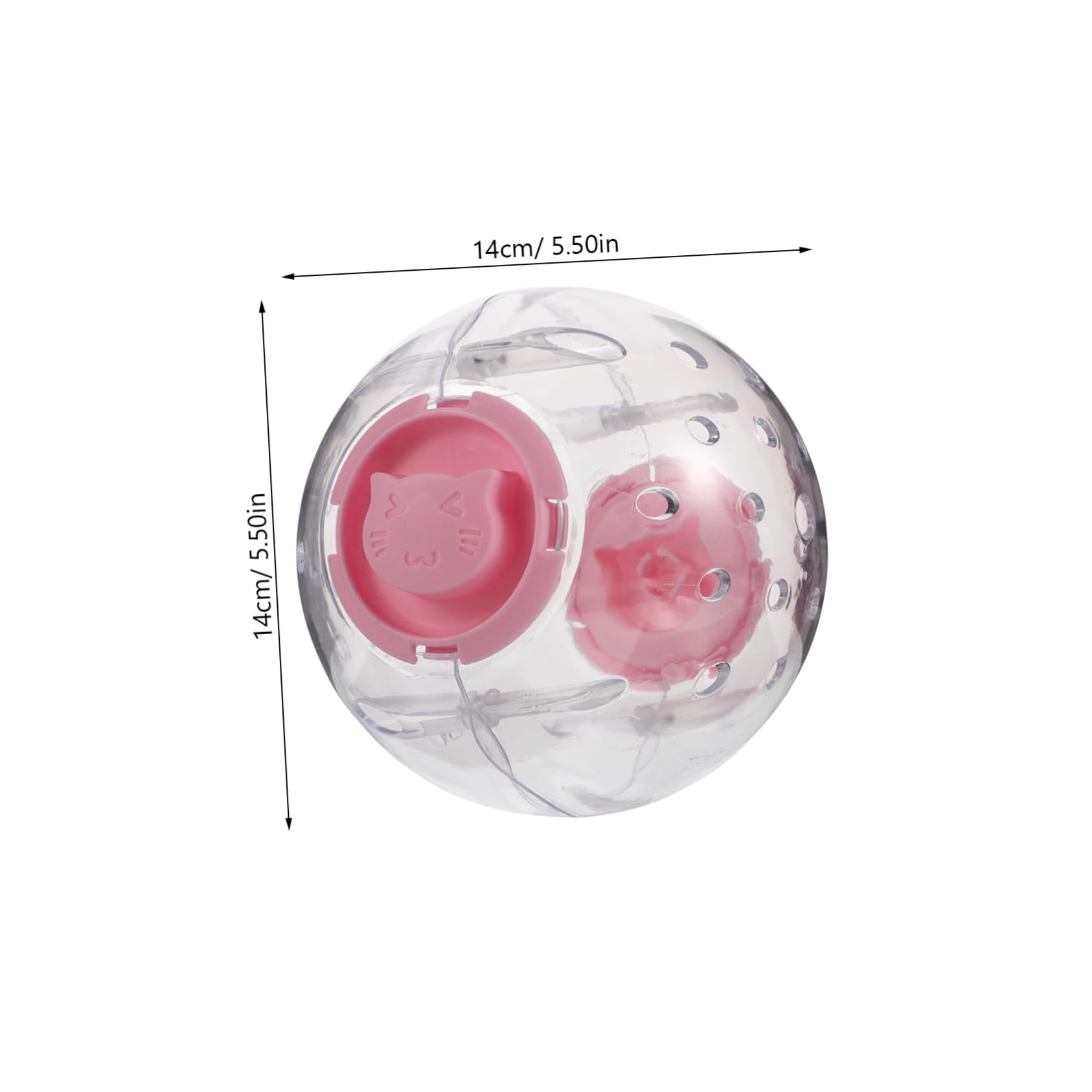HEMOTON Interactive Hamster Wheel Silent Running Ball Pet Rat Toy Cage Accessory Exercise Playset