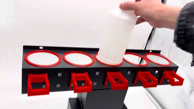 Car Detailing Spray Spray Bottle Storage Rack Abrasive Material Hanging ...