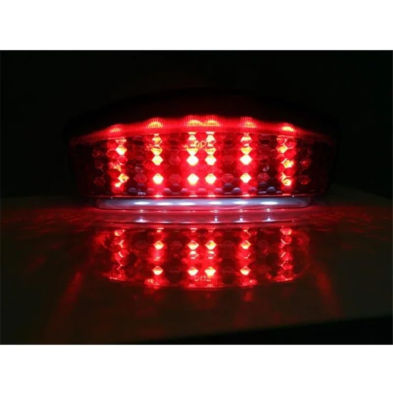 Feu arrière stop clignotants lumière LED Monster à double rangée de diodes étanches