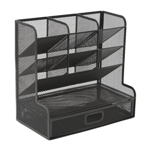 Rangement bureau métal durable contre l'encombrement des tables
