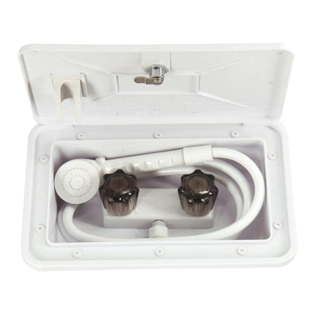 MERIGLARE Exterior RV Exterior caja de ducha Kit para barco marino Camper caravana autocaravana recreativa vehículo Motor hogar viaje remolque