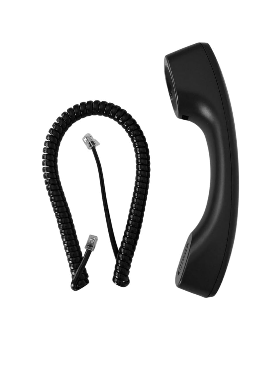 The VoIP Lounge Teléfono negro de repuesto con cable rizado para NEC Univerge DT300 DTL/ITL Series Phone 2E 6DE 12D 24D 32D 8LD SL2100 (no compatible con todos los teléfonos NEC, ver abajo)