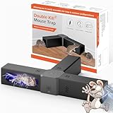 Rattenfalle Elektrisch, Jkevow Elektrische Mausefalle 2000V mit 3 Köderboxen,Mausefalle für Drinnen, Küche -Wirksam für Kleine Mäuse