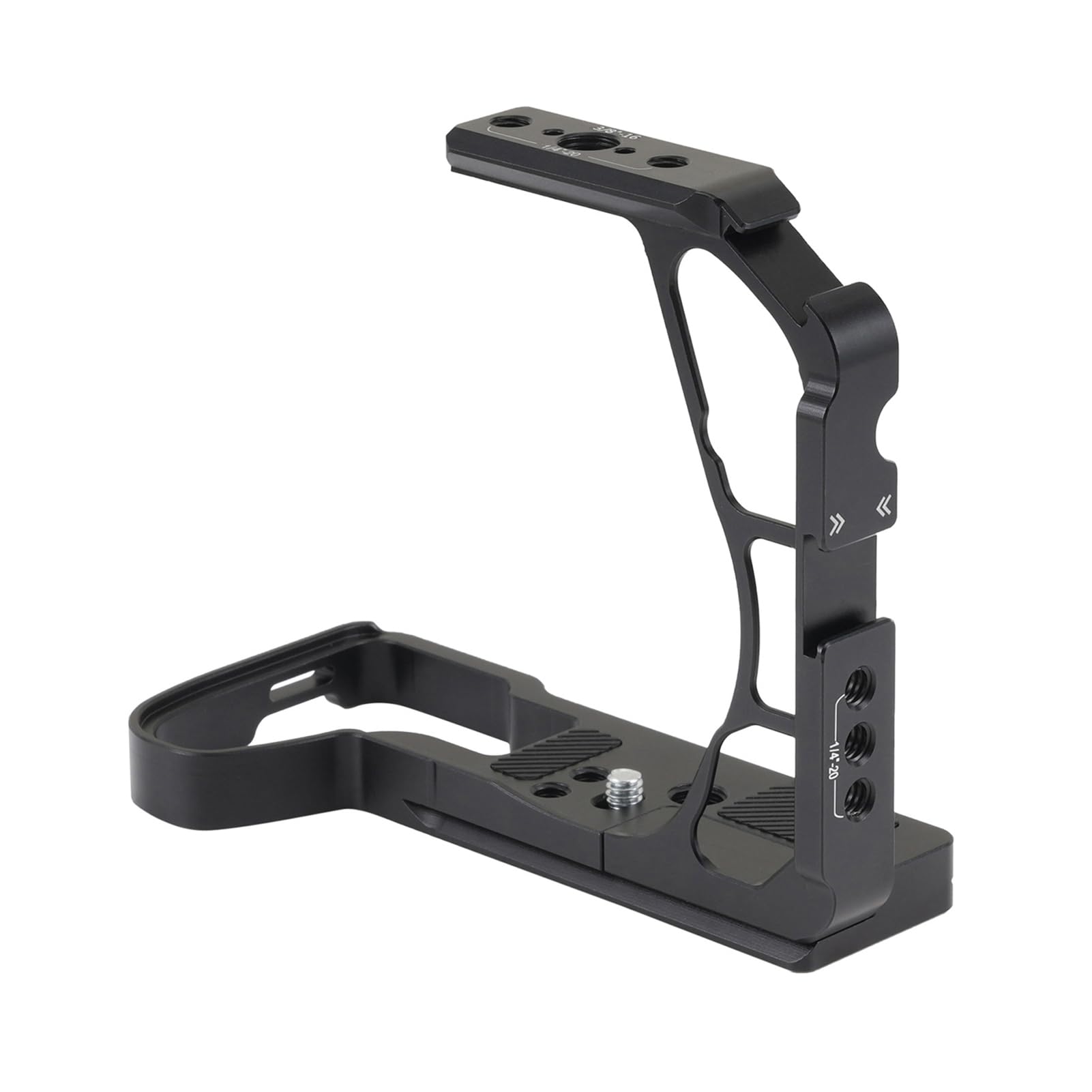 Akozon Półklatka do Aparatu Pasująca do S1R II/S1 II/S1 IIE z płytką Arca 1/4 3/8 Gwinty Stabilizatora Statywu