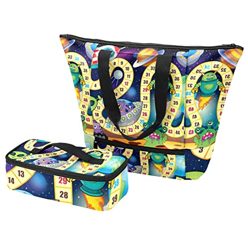 Sacs isolants de voyage à haute performance thermique avec motif vert tropical
