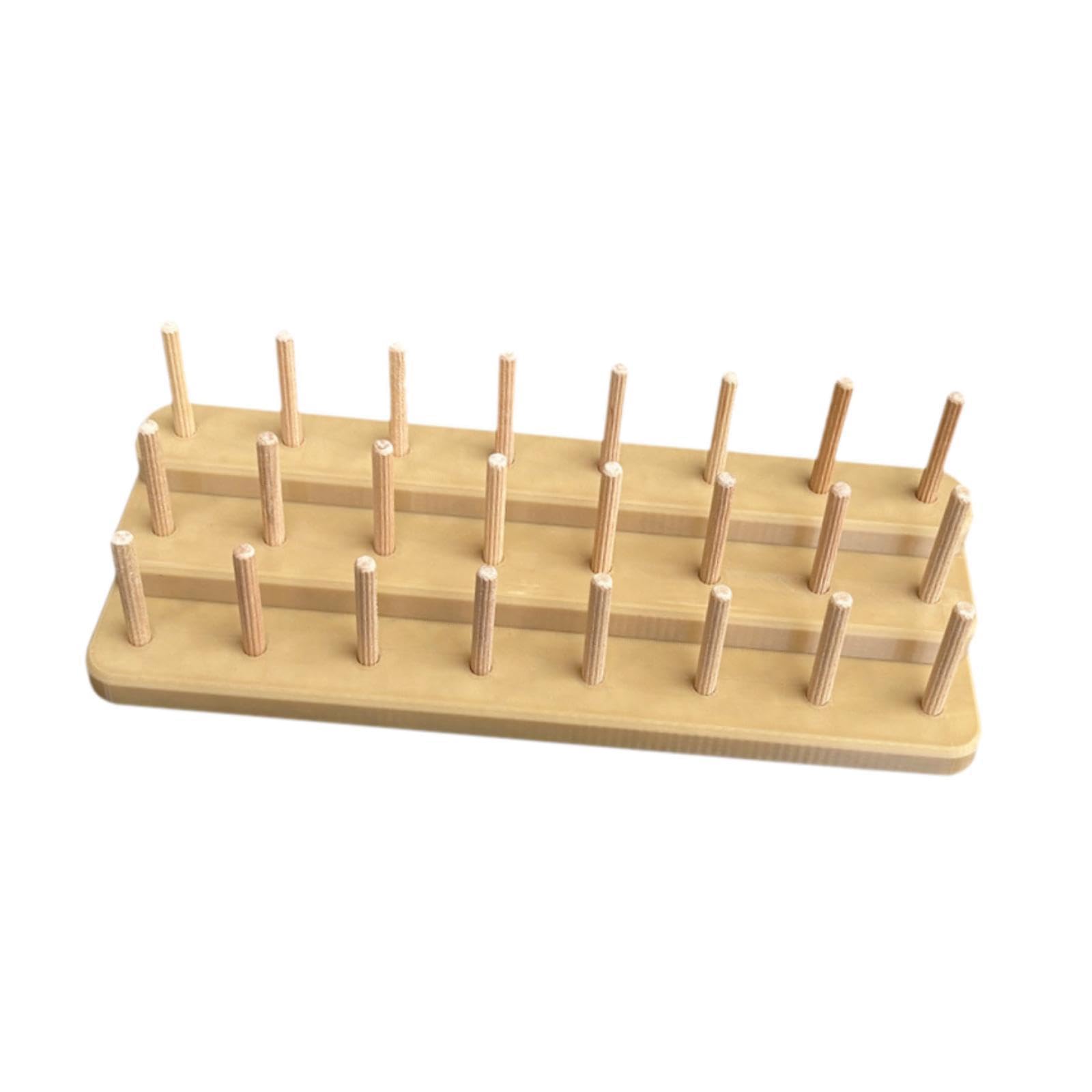 Sharplace Atando El Soporte de Hilo de Mosca Soporte de Stand de Carrete Resistente Capacidad de 24 Carretes Compactos