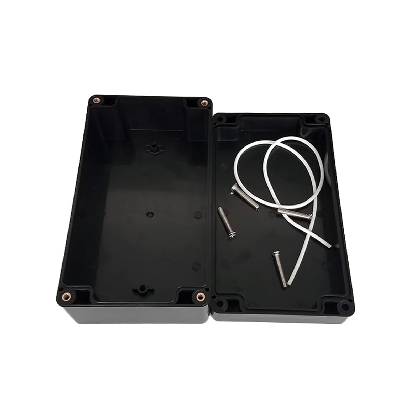 Plastik Projekt Verteilerdose Gehäuse, Black Box Outdoor-Gehäuse Kunststoffbox Elektronik-Projektgehäuse Instrumentengehäuse(158 90 60)