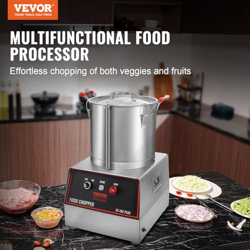 VEVOR-Food-Processor-Vegetable-Chopper-16-Quart-1400W-Food-Grade-Stainless-Steel-Food-Processor-Chopper-with-2-Extra-S-Curve-Blades-Multifunctional-for-Chopping-Vegetables-Meat-Grains-Nuts