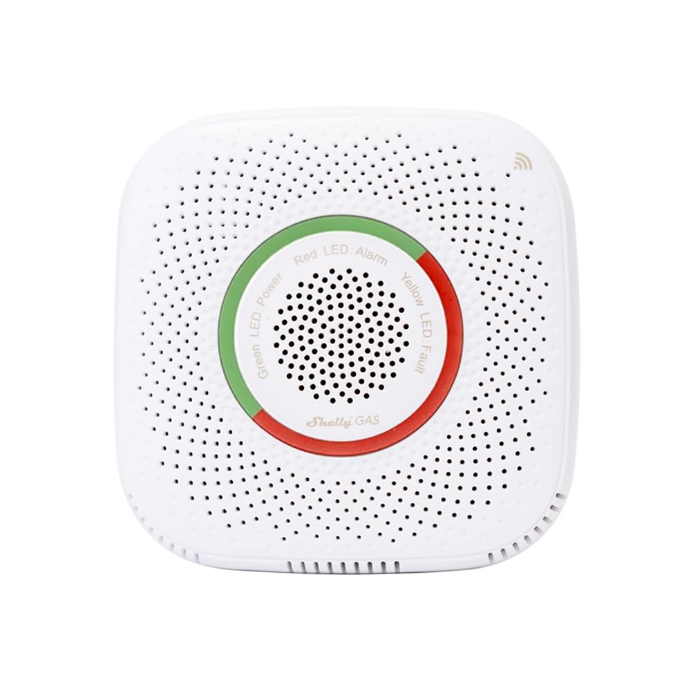 Shelly Gas LPG, Rilevatore di Perdite di GPL, Wifi, Compatibile con Alexa e Google Assistant