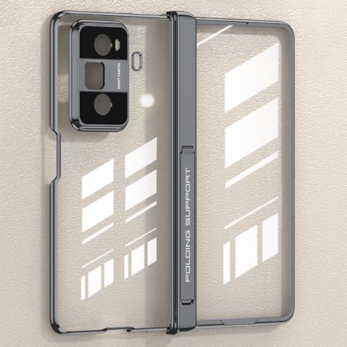 Coque Honor Magic Vs3 de couverture pliable style supercar haut de gamme transparente noir