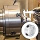 QUARKZMAN Aluminium Stellringe 10 mm Innendurchmesser Klemmring Silber Wellensicherungsring Bohrung Set-Schrauben-Stil Klemmringe Tiefenanschlag für Bohrer Auto Robotik Fertigung 2 Stück