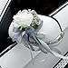Baoblaze Encajes de Flores de Seda para Nupcias Adornos de Coches -...