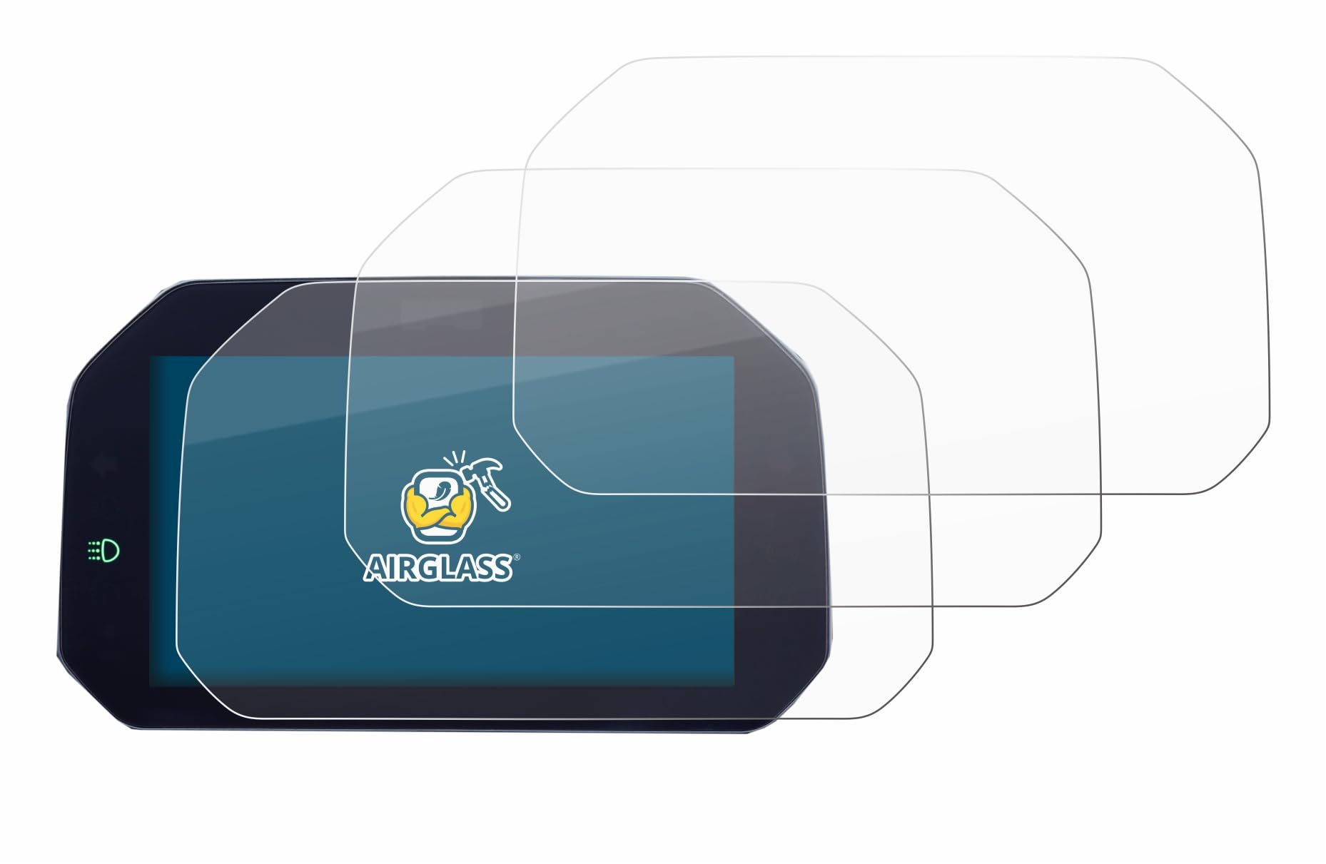 Pellicola Vetro Temperato Per BMW R 1300 GS TFT 6.5" - Durezza 9H - Foto 8