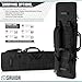 Savior Equipment Urban Warfare Tactical Double Long Gun Bag Case Backpack w/Pistol Handgun Case,36 Inch Obsidian Black