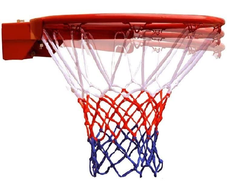 Canestro da basket con molla per schiacciate, rosso da 45 cm