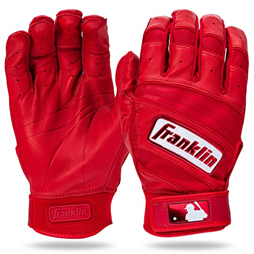 Franklin Sports MLB Natural II Batting Gloves - Adult Extra Large - Red - image 1