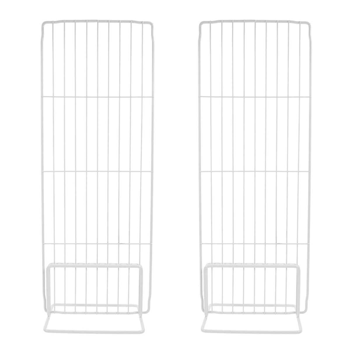 Séparateur frigo fer blanc contre le désordre de bac