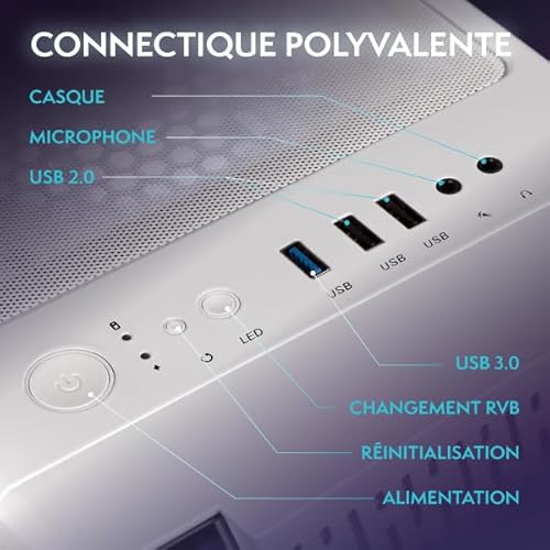 I-103 PC Gaming • Ryzen 3 3200G 4,0GHz • Radeon Vega 8 • 16GB RAM • 500GB NVMe M.2 SSD • Linux OS • WiFi - PC Desktop - Immagine 5