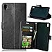 Produktbild Nancen Compatible with Handyhülle Sony Xperia Z4 (5,2 Zoll) Lederhülle Neu Style Acht Farbe Weich PU Flip Case Ledertasche/Schutz Etui, Karten Slot Foto Wallet Hülle
