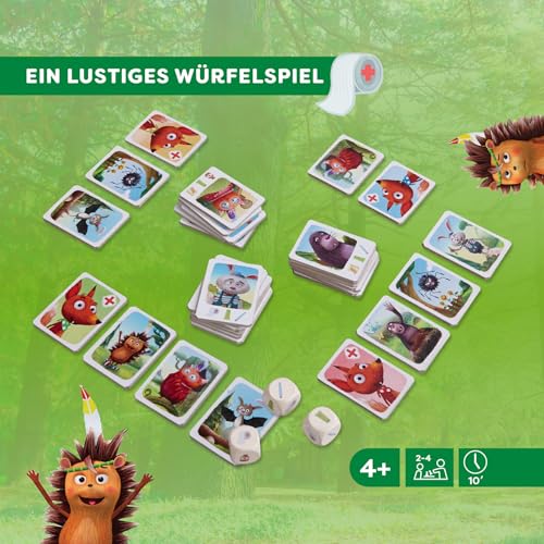 HABA Kleiner Fuchs Tierarzt – Würfelspiel für Kinder ab 4 Jahren – Spielerisch Tiere heilen mit Medikamenten & Würfeln – Fördert Empathie, 2–4 Spieler – 1302797001