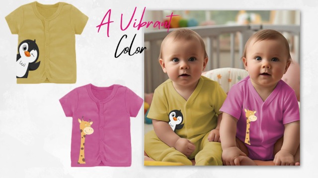 Buy Phinkis Unisex Baby Jhabla Cotton Front Open Short Sleeve T