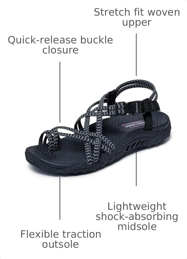 Image of Skechers womens Reggae - Perfect Duo | Comfort Sandals