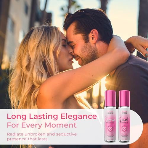 Pretty Privates Sunrise and Sunset Roll On Pheromones Perfumes For Women Attract Men - Long Lasting Women Pheromone Perfume Bundle - Enhance Charm & Confidence Fragrance Set of 2-0.34 oz (10 mL) - Image 5