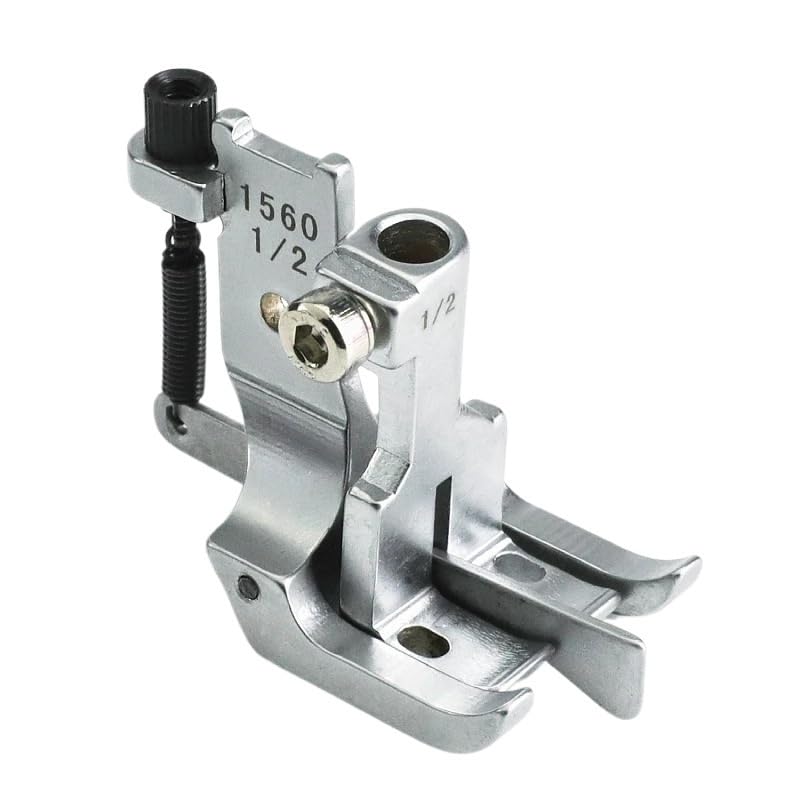 1 sztuk KP1560 stopka do chodzenia z prowadnicą środkową pasuje maszyny szycia podwójną igłą Consew 369RB JUKI LU-1560 LU-2810 typowy GC20606 20618(Size 1-2 inch)