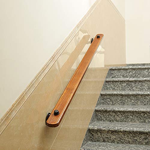 Main courante en bois pour escalier intérieur loft rampe appui 100cm - 2