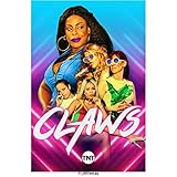Niecy Nash, Carrie Preston, Judy Reyes, Jenn Lyon and Karrueche Tran (blue and pick background, TNT center bottom) in Claws - 8 inch x10 inch PHOTOGRAPH Performer & Actor Color PHOTOGRAPH-ls