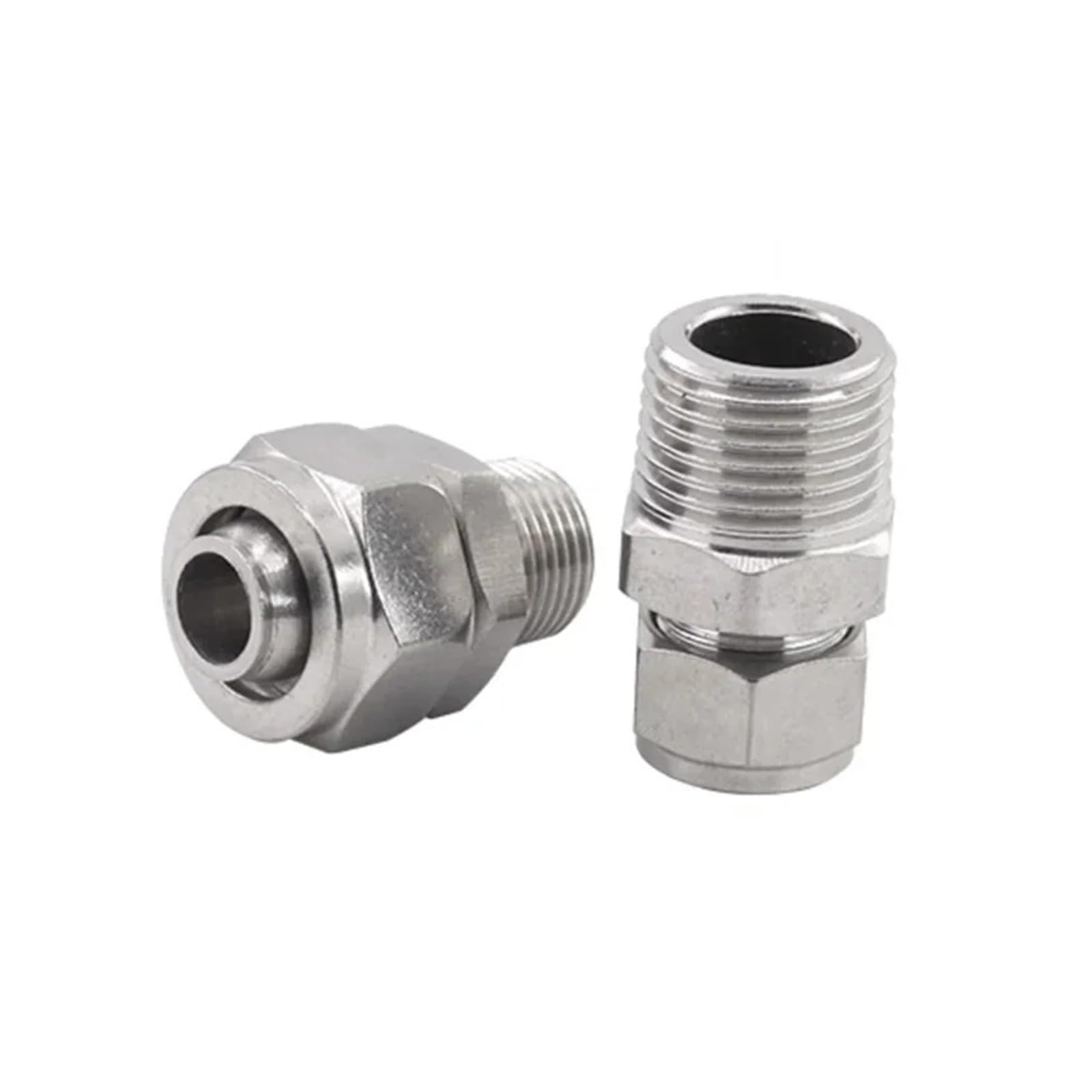 AARTERZZA PC4 6 8 10 12mm Trachea Quick Screw Connector Copper Pneumatic Components Fast Twist Joint Pipe Fittings(PC4-01)