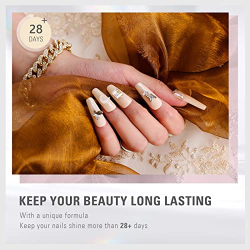 Acrylpulver für Nägel, Aokitec Professionelles Acrylpulver für Nagel Verlängerung Acryl Nagelpulver French Nail Art System Acrylnagelpulver für Zuhause und Salon (1 OZ)