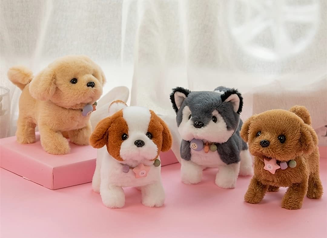 Amazon.co.jp: ゴールデンレトリバー 犬 動く ぬいぐるみ 電動玩具