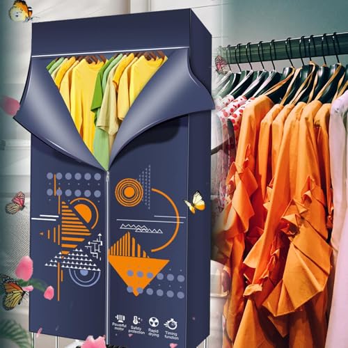 Droger, Intelligente Constante Temperatuur Sneldrogende Verwarmde Kleding, Touch Screen Energiebesparende Kleding Luchter Verwarmd voor Thuisgebruik, B - Image 8