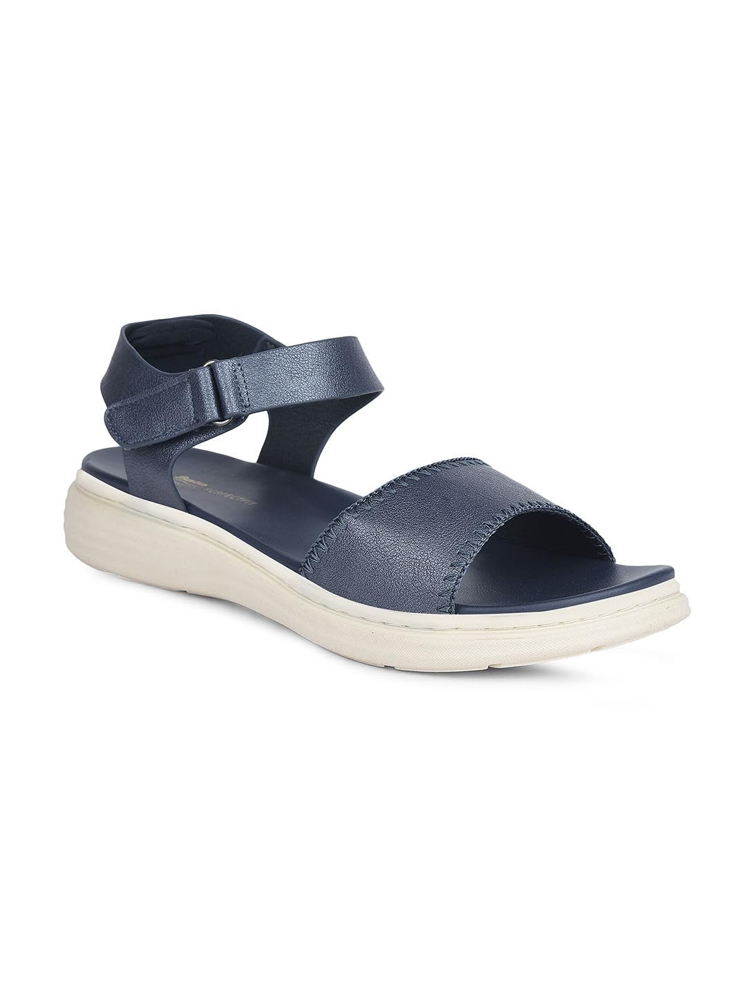 bata comfit Women Casual Platform Heel Sandals - Blue (4Uk)-picture-13