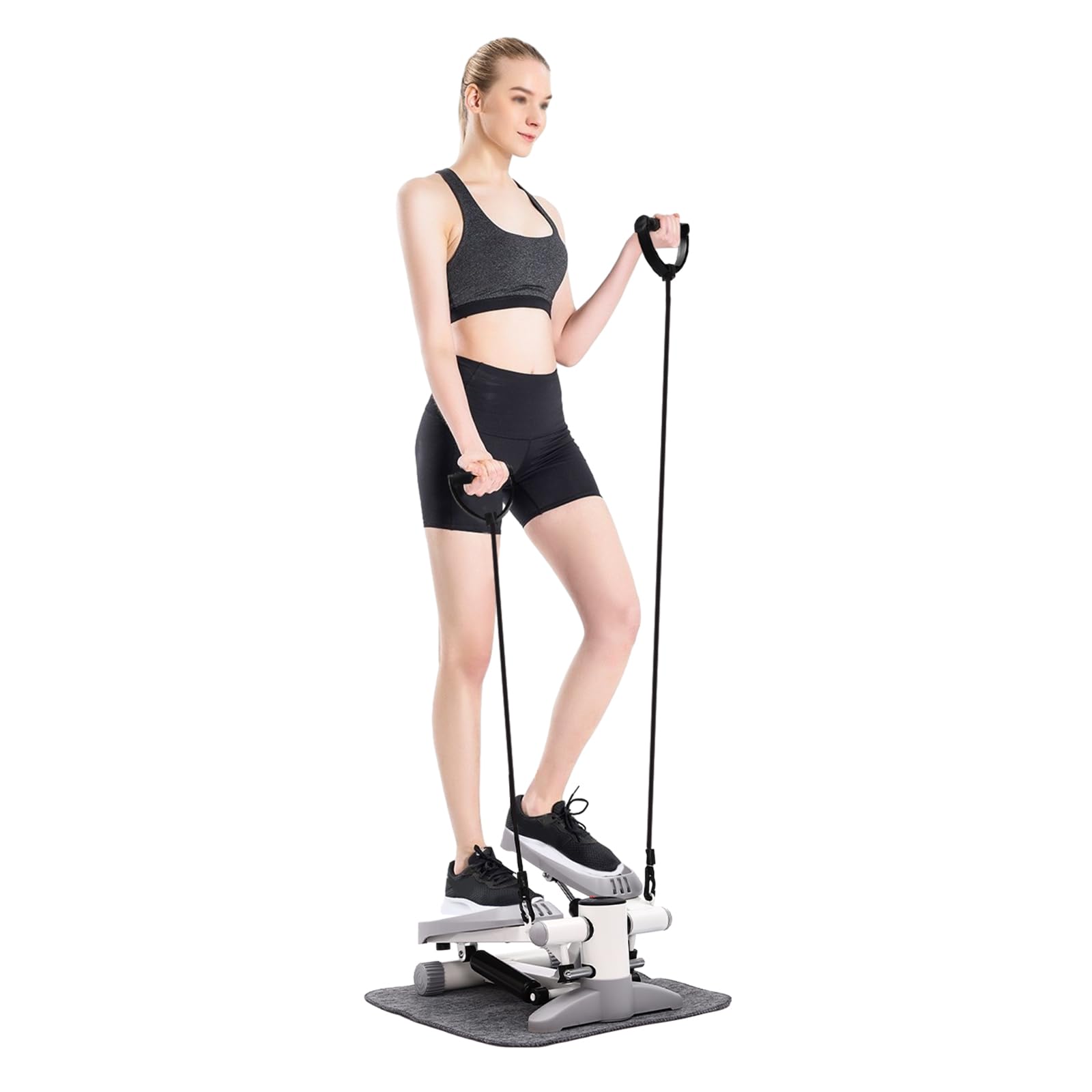 Stepper De Fitness Antidérapant - Plateforme Réglable En Hauteur - Pour Entraînement Maison, Adolescents, Adultes, Seniors