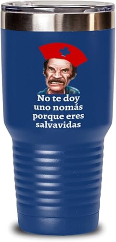 Regalo para salvavidas vaso de vino y blanco no te doy una nomas