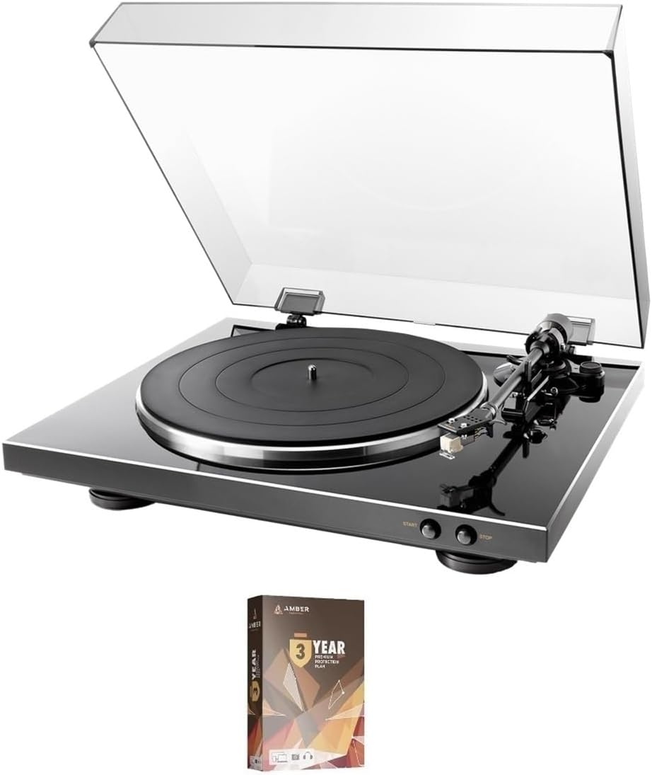 DP-300F External Design Fully Automatic Turntable with 3 Year Amber Protection Plan (2023)