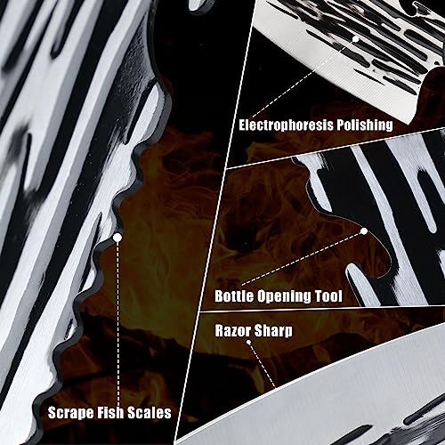 Kitory Cleaver Knife 7 Inch Chinese Knife With Hanging Hole thumb #2