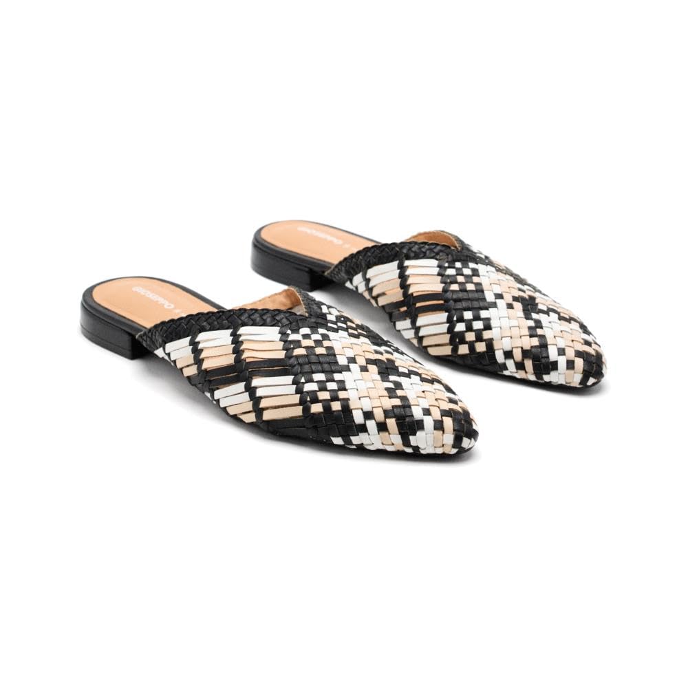 GIOSEPPO Women's Lagrange Mary Jane Flat, Black, 4.5 UK