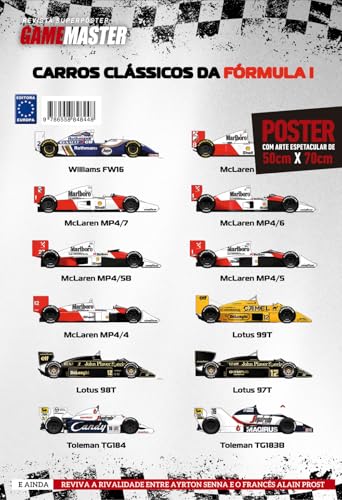 Carros Clássicos Fórmula 1 - Superpôster Game Master